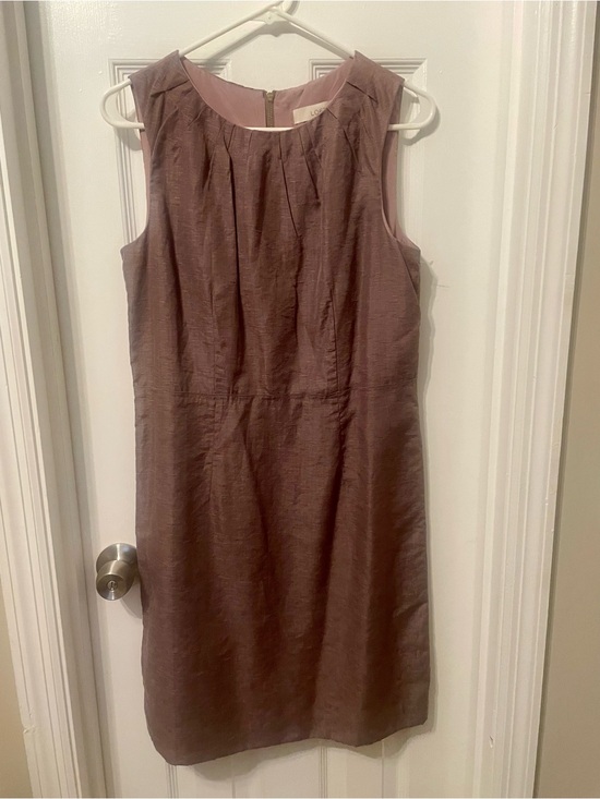 LOFT Dresses & Skirts - LOFT Mauve Sleeveless Shift Dress